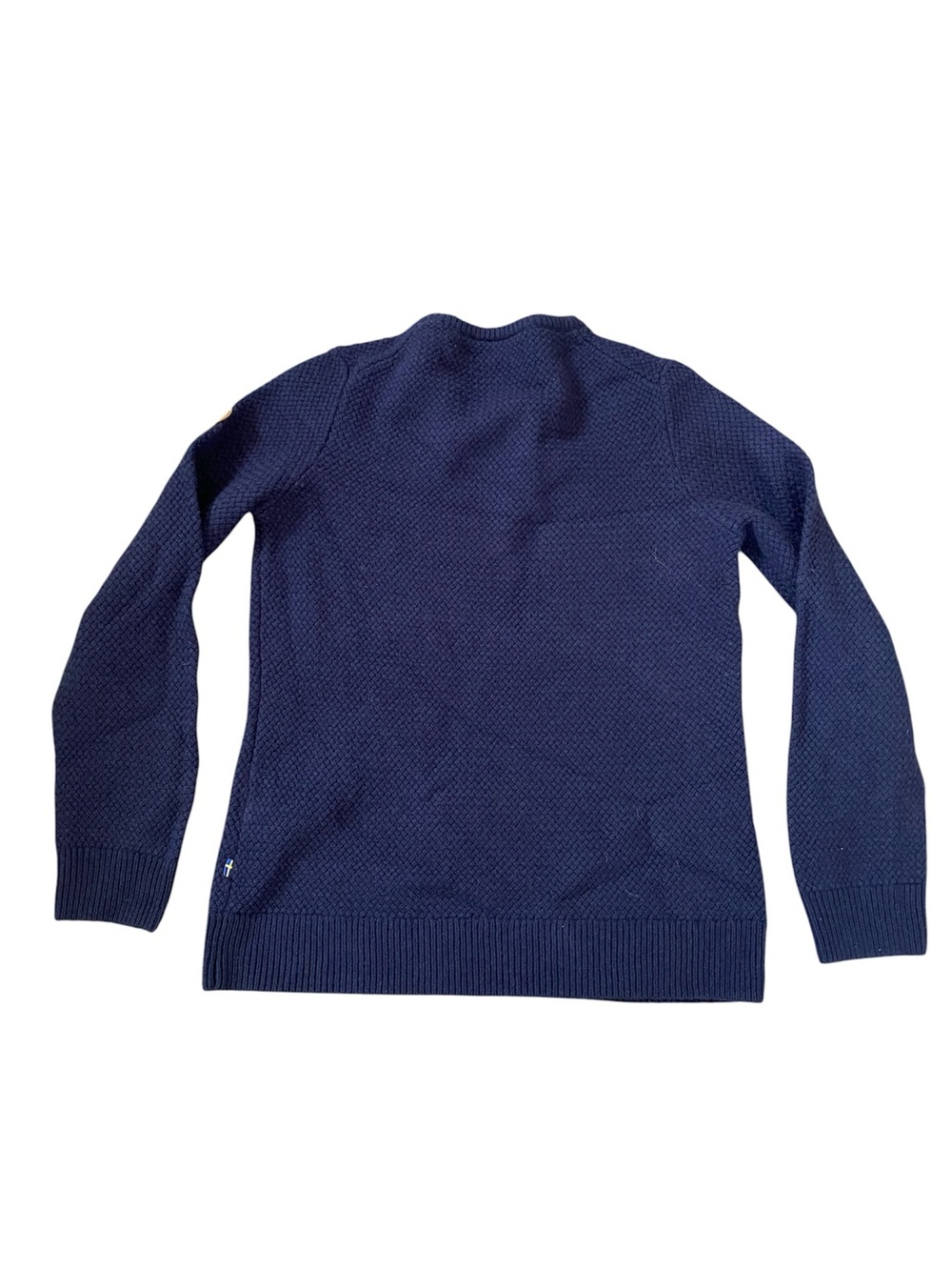 Fjallraven Ovik Structure 100% wool log sleeve sweater women’s size L - Picture 2 of 12
